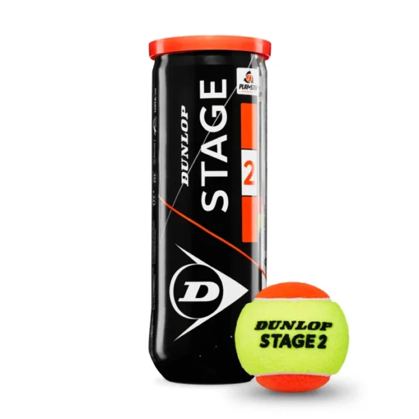 Dunlop Stage 2 Orange Dot Tennis Ball Tin