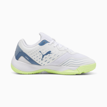 Puma Solarflash JR III Indoor/Court Shoes – White Blue Horizon